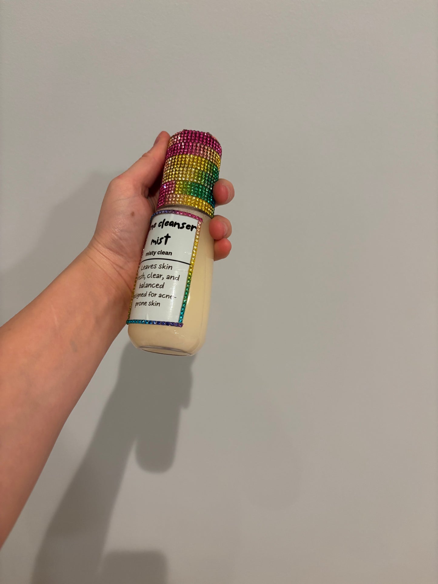 Bedazzled acne mist