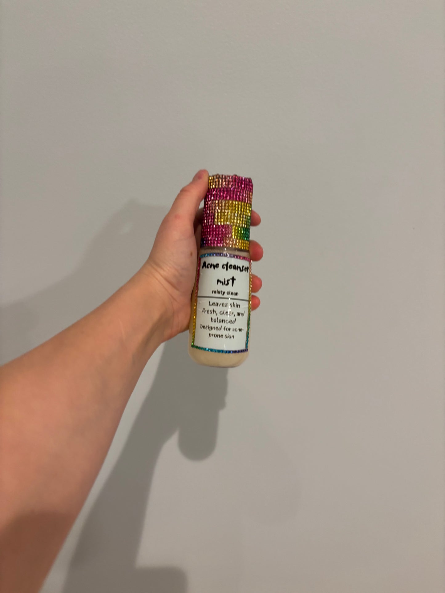 Bedazzled acne mist